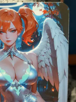1/1 Only 1 Made Misty Angel Pokemon Halloween NSFW Lonestar Customs Waifu Card - Image 3
