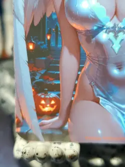 1/1 Only 1 Made Misty Angel Pokemon Halloween NSFW Lonestar Customs Waifu Card - Image 5