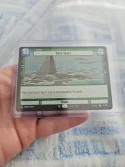 Star Wars Unlimited Jump To Lightspeed Rare Base Card Data Vault Card 24/262 - Image 1