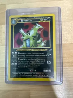 Tyranitar - 12/75 - Pokemon Neo Discovery Unlimited Holo Rare Card WOTC NM - Image 1