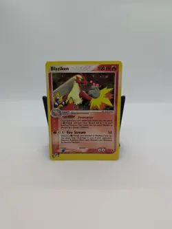 Pokemon TCG Blaziken EX Ruby and Sapphire Reverse Holo Card 3/109 2003 LP - Image 1