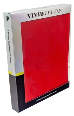 Ultra PRO 9 Pocket Zippered PRO Binder Vivid Deluxe Color 360 Cards Protector - Image 1
