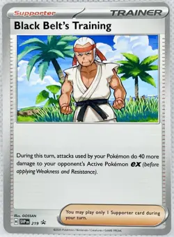 Black Belt's Training 219 Sv: Scarlet & Violet Promo Cards Regular - Image 1