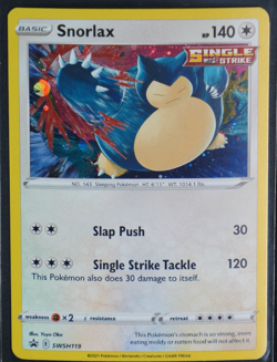 Snorlax - Holo Promo #SWSH119 SWSH: Sword & Shield Promo Cards NM - Image 1