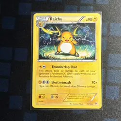 Raichu 49/162 Pokemon Cards Breakthrough Common Non Holo NM/LP 2015 - Image 1