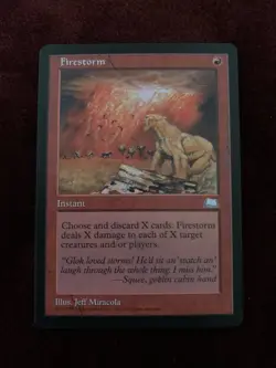 MTG Firestorm Weatherlight Rare Card NM English Free Shipping In The US - Image 1