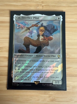 MTG: Cid, Freeflier Pilot (Surge Foil) Commander: Final Fantasy Surge Foil NM - Image 1