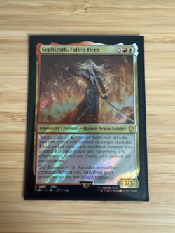 MTG: Sephiroth, Fallen Hero (Surge Foil) Commander: Final Fantasy Surge Foil NM - Image 1