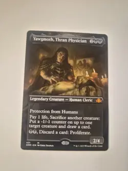 Magic The Gathering Yawgmoth, Thran Physician (Borderless) Dominaria Remastered - Image 1