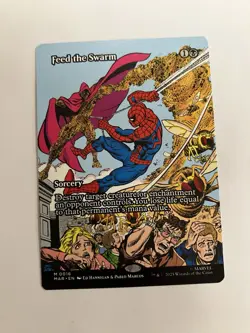 Feed the Swarm (# 16) MTG Marvel’s Spider-man - BORDERLESS - Regular - NM - Image 1