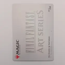 Vivi Ornitier 17/53 Gold Stamped Signature MTG Final Fantasy Art Series 9 IX - Image 2