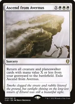 Ascend from Avernus MTG Commander Legends: Battle for Baldur's Gate NM - Image 1