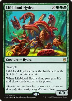 1x - Lifeblood Hydra - #124 - Commander Anthology - NM MTG - Image 1