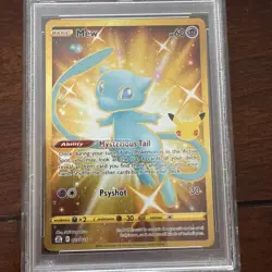 2021 Pokemon Celebrations Mew 025/025 Full Art Gold Rare PSA 10 (652) - Image 3