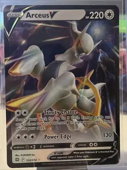 Pokemon TCG Arceus V Sword & Shield: Brilliant Stars 122/172 Holo Ultra Rare NM - Image 1