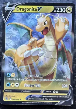 Dragonite V 049/078: Pokemon GO Pokemon TCG Near Mint - Image 3