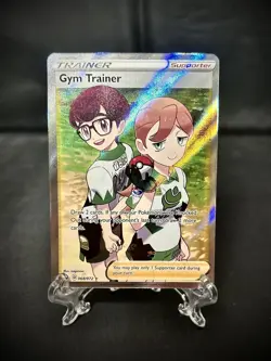 Pokemon TCG Gym Trainer Full Art Shining Fates 068/072 Ultra Rare NM - Image 1