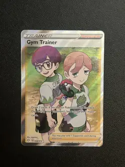 Pokemon TCG Gym Trainer Full Art Shining Fates 068/072 Ultra Rare NM - Image 2