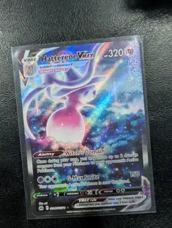 Hatterene VMAX GG47/GG70 Holo Rare VMAX Crown Zenith Galarian Gallery Pokemon NM - Image 1