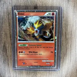 Pokemon TCG Entei Call Of Legends SL3 Shiny Holofoil 2011 LP - Image 1