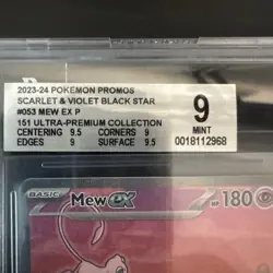 2023-24 Pokemon Promos Scarlet & Violet Black Star #053 New Ex P Beckett Mint 9 - Image 4