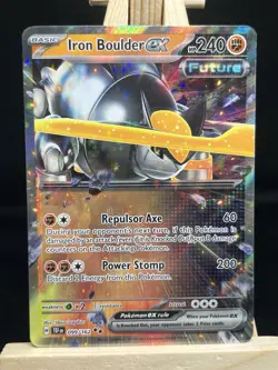 Iron Boulder EX, 099/162, TEF, Temporal Forces, Pokemon, English, NM - Image 2