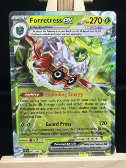 Forretress EX, 002/091, PAF, Paldean Fates, Pokemon, English, NM - Image 2