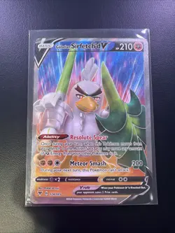 Galarian Sirfetch'd V (Full Art) SWSH04: Vivid Voltage - Pokemon NM 174/185 - Image 1