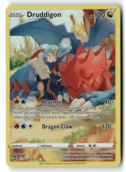 Druddigon TG09/TG30 SWSH12: Silver Tempest Trainer Gallery Pokemon TCG NM - Image 1