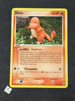 Ditto (Charmander) 61/113 - EX Delta Species Yuka Morii Pokemon TCG NM - Image 1