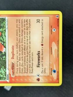 Ditto (Charmander) 61/113 - EX Delta Species Yuka Morii Pokemon TCG NM - Image 5