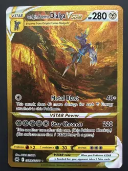 Origin Forme Dialga VSTAR GG68/GG70 Crown Zenith Pokemon NM/Mint - Image 1