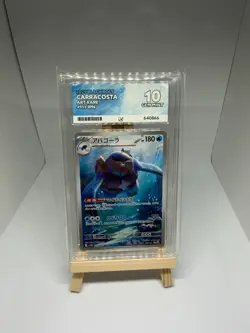 Pokemon Carracosta 111/086 Japanese Black Bolt Ace 10 Slab perfect subgrades - Image 1