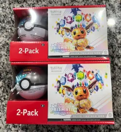 Pokemon Prismatic Evolutions Elite Trainer Box Pokeball Tin (Both sealed) NIB!! - Image 1