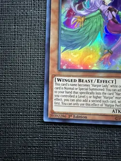 Yu-Gi-Oh! TCG Harpie Perfumer 1st Edition Ultra Rare LED4-EN001 NM - Image 5
