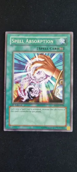 Spell Absorption - Yugioh TCC - Rare - LP - 1st Edition - Free UK P&P - Image 1