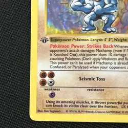 Machamp 8/102 1st Edition Base Set Shadowless) Never Played NM (Very Nice Card) - Image 2