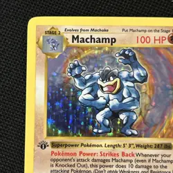 Machamp 8/102 1st Edition Base Set Shadowless) Never Played NM (Very Nice Card) - Image 3