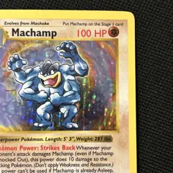 Machamp 8/102 1st Edition Base Set Shadowless) Never Played NM (Very Nice Card) - Image 4