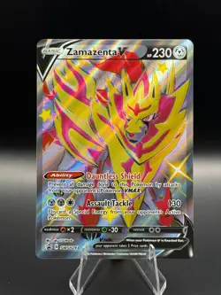 Zamazenta V Shiny SWSH293 Sword & Shield Promo Cards Pokemon TCG NM 0914 #173 - Image 1