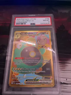 Iono's Bellibolt EX Sir 188/159 SV09 Holo Pokemon TCG Card Journey Together - Image 1