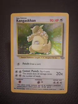 Kangaskhan Jungle Holo Rare 5/64 Pokemon Card TCG WOTC LP-MP - Image 1