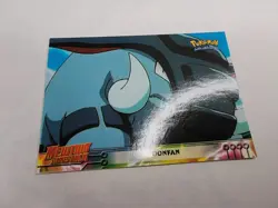 Topps Pokemon #11 Donfan Glossy Mewtwo Strikes Back Edition Card LP - Image 3