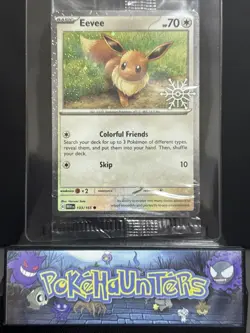Pokemon Card Eevee 133/165 151 Snowflake Stamped Sealed Near Mint - Image 1