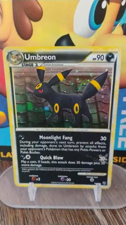 UMBREON Undaunted Series POKEMON Holo 2010 Trading Card 10/90 - Image 1