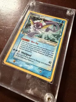 Vaporeon 102/108 - Gold Star EX Power Keepers Pokemon Card - Image 1