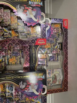 Pokemon Trading Card Games 25 Great Tusk Iron Threads Ex Premium Collection (5) - Image 4