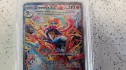 Twilight Masquerade Greninja EX Special Illustration Card 214/167 PSA 9 Mint - Image 3