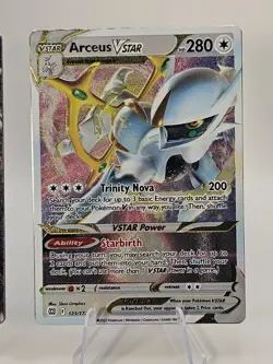 Arceus VSTAR & Arceus V - (Metal Card) 122 & 123 - LOT Both Cards- NM - CLEAN! - Image 3