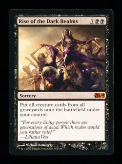 * * 1x Rise of the Dark Realms x1 * * M14 MTG LP Lightly Played - Image 1